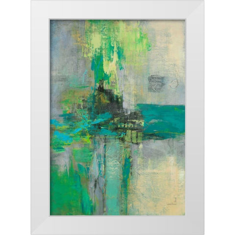 Century Light 2 White Modern Wood Framed Art Print by Villarreal Villarreal, Gabriela