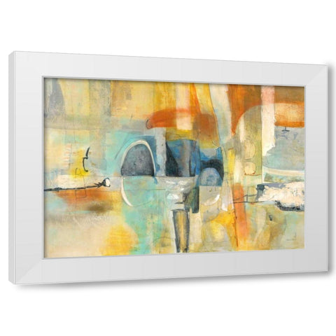 Todays Dream White Modern Wood Framed Art Print by Villarreal Villarreal, Gabriela