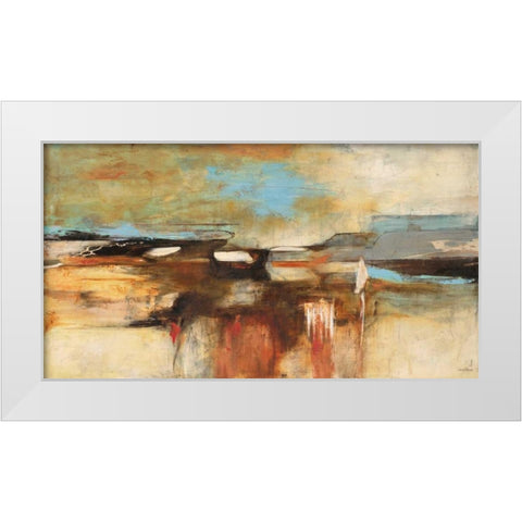 Reflejo De Mi White Modern Wood Framed Art Print by Villarreal Villarreal, Gabriela