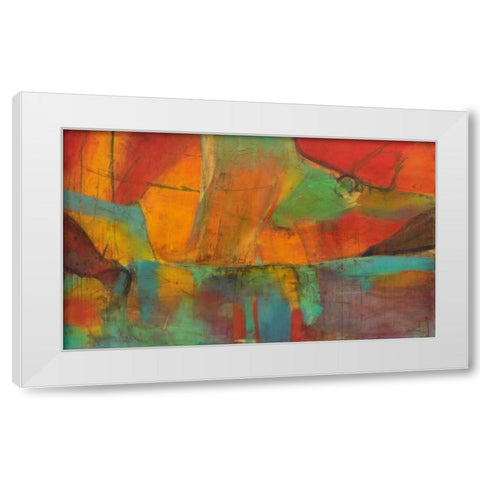 Abstracta 2 White Modern Wood Framed Art Print by Villarreal