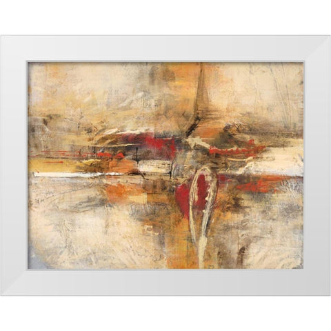 Cross Purpose White Modern Wood Framed Art Print by Villarreal Villarreal, Gabriela
