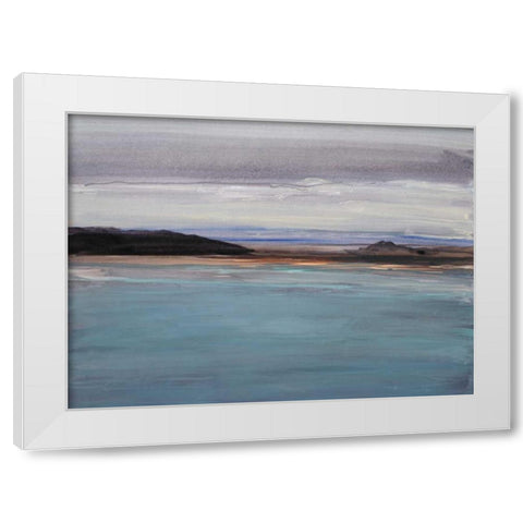 Sea to Sky 2 White Modern Wood Framed Art Print by Gold, Lora