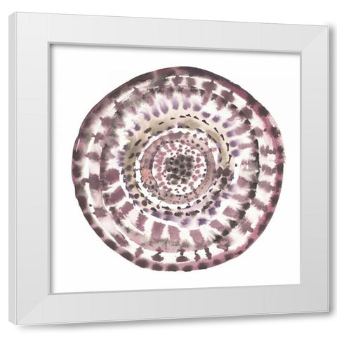 Global Mandala 1 White Modern Wood Framed Art Print by Gold, Lora