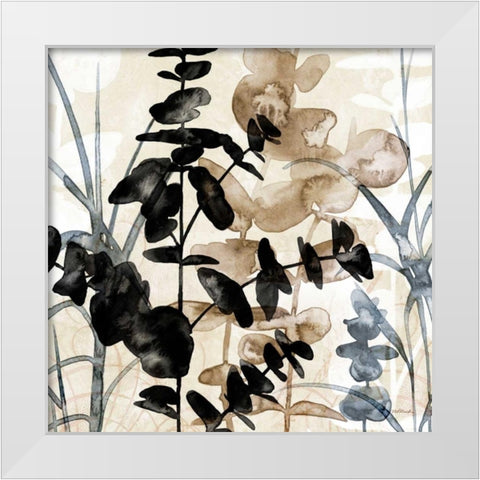 Natural Botanical 1 White Modern Wood Framed Art Print by Pluch, Melissa