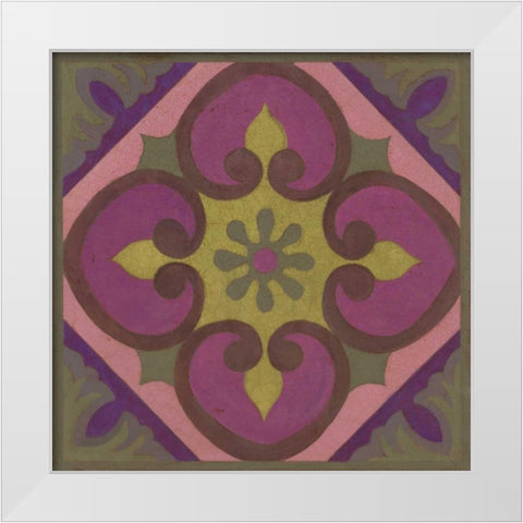 Global Clover White Modern Wood Framed Art Print by Smith, Hope