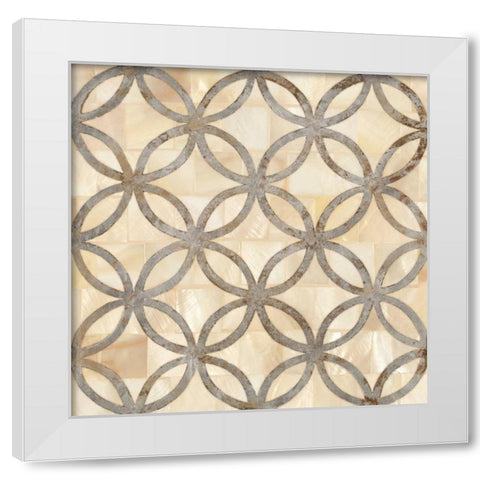NATURAL MOROCCAN TILE 4 White Modern Wood Framed Art Print by Smith, Hope