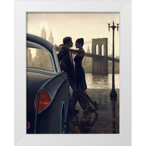 Urban Moments White Modern Wood Framed Art Print by Sullivan, Miles