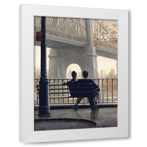Urban Reflections White Modern Wood Framed Art Print by Sullivan, Miles