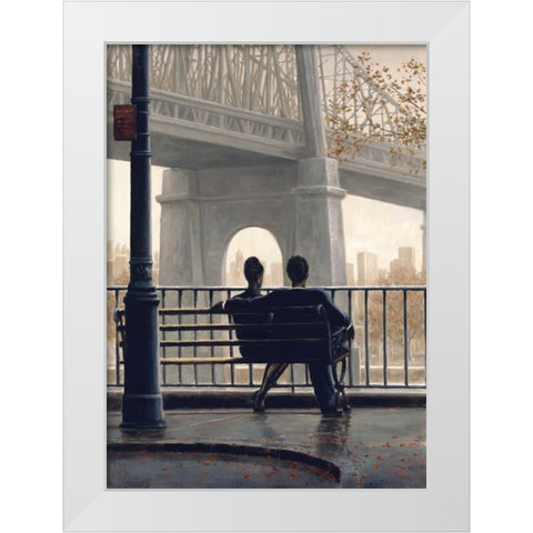 Urban Reflections White Modern Wood Framed Art Print by Sullivan, Miles