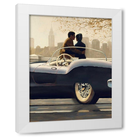 Urban Getaway White Modern Wood Framed Art Print by Sullivan, Myles