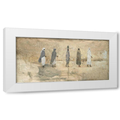 Desert Miraj  White Modern Wood Framed Art Print by Sullivan, Myles