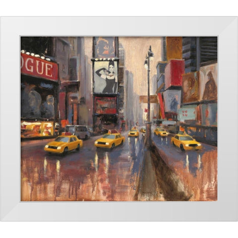 Urban Lady White Modern Wood Framed Art Print by Sullivan, Myles