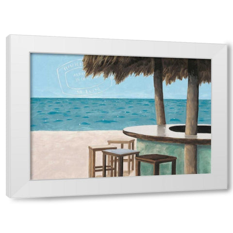 Escape and Rejuvenate White Modern Wood Framed Art Print by Sullivan, Myles