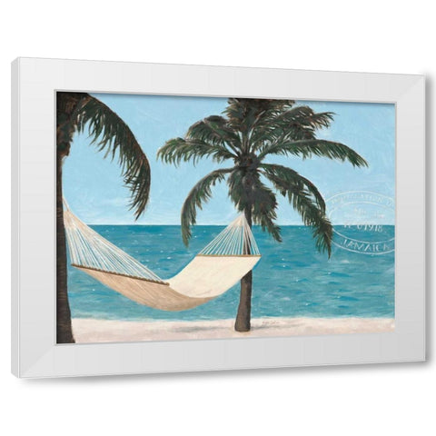 Escape and Daydream White Modern Wood Framed Art Print by Sullivan, Myles