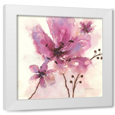In Bloom 1 White Modern Wood Framed Art Print by Gottschlag, Jurgen