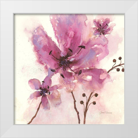 In Bloom 1 White Modern Wood Framed Art Print by Gottschlag, Jurgen
