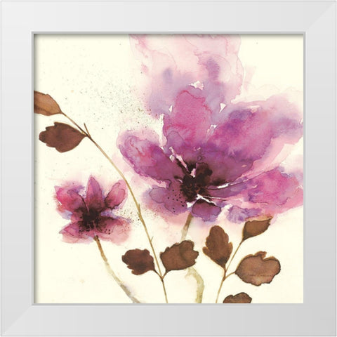 In Bloom 3 White Modern Wood Framed Art Print by Gottschlag, Jurgen