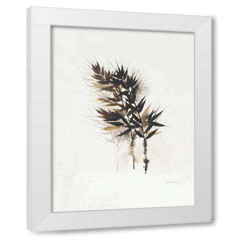 Field Study Grasses White Modern Wood Framed Art Print by Gottschlag, Jurgen