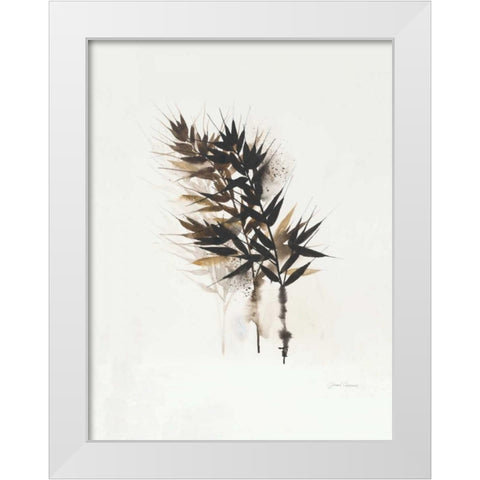Field Study Grasses White Modern Wood Framed Art Print by Gottschlag, Jurgen