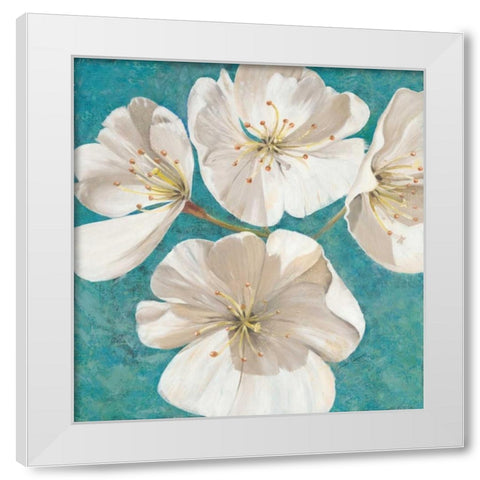 Blossom Beauty                       White Modern Wood Framed Art Print by Gottschlag, Jurgen