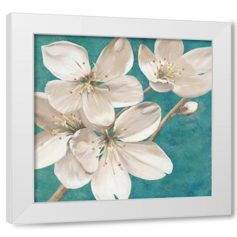 Blossom Bounty                       White Modern Wood Framed Art Print by Gottschlag, Jurgen