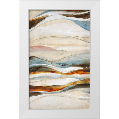 Open Sea 1 White Modern Wood Framed Art Print by Bouchet
