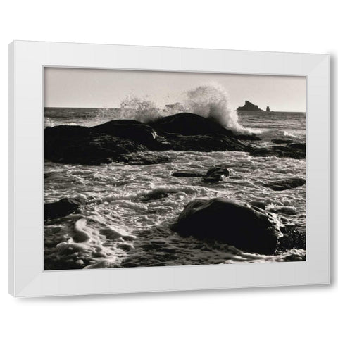 Roar of the Ocean White Modern Wood Framed Art Print by Aniballi, Brett