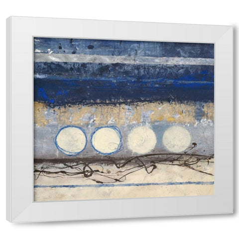 Partial Eclipse 1 White Modern Wood Framed Art Print by Ioco, Filippo