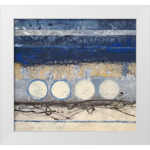 Partial Eclipse 1 White Modern Wood Framed Art Print by Ioco, Filippo