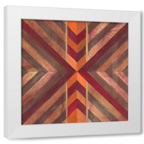 Southwestern Mark 2 White Modern Wood Framed Art Print by Ioco, Filippo