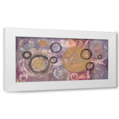 Circular Motion White Modern Wood Framed Art Print by Loco, Filippo