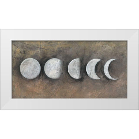 Phases White Modern Wood Framed Art Print by Ioco, Filippo