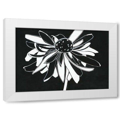 Zealous Bloom White Modern Wood Framed Art Print by Ioco, Filippo