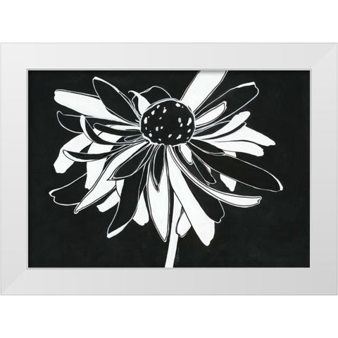 Zealous Bloom White Modern Wood Framed Art Print by Ioco, Filippo