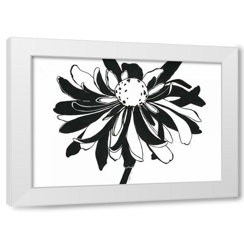 Ardent Bloom White Modern Wood Framed Art Print by Ioco, Filippo