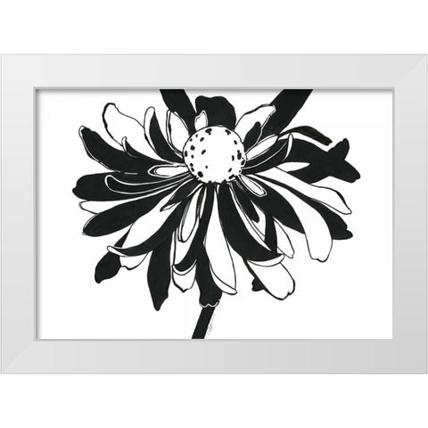 Ardent Bloom White Modern Wood Framed Art Print by Ioco, Filippo