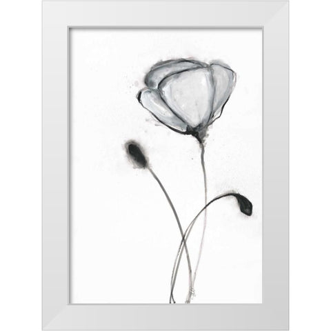 Snow Blossom 2 White Modern Wood Framed Art Print by Ioco, Filippo