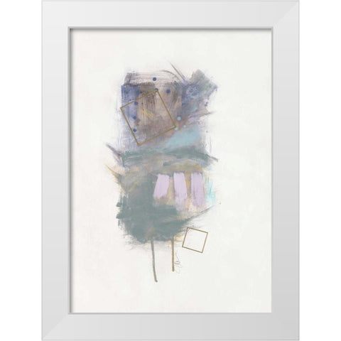 Energy Field 1 White Modern Wood Framed Art Print by Ioco, Filippo