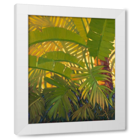 Sunshine Tropics 1 White Modern Wood Framed Art Print by Charles, J