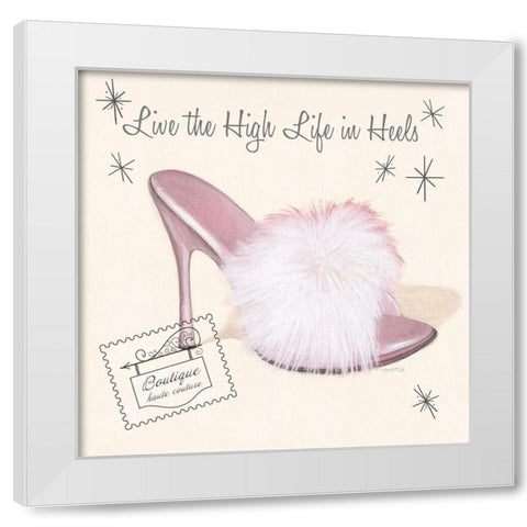 Pretty Slipper White Modern Wood Framed Art Print by Wyatt Jr., Norman