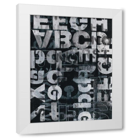 Wisdom 1 White Modern Wood Framed Art Print by Wyatt, Norman Jr.