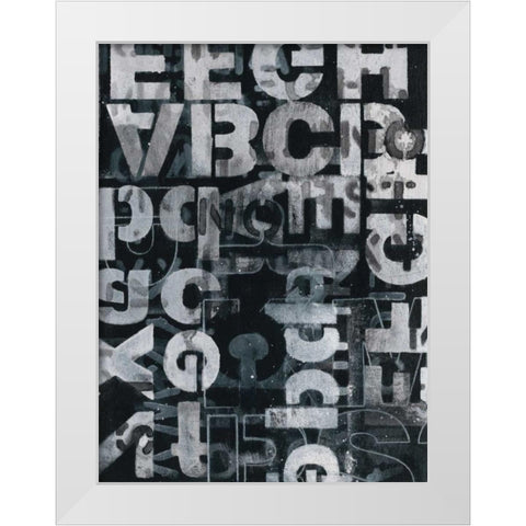 Wisdom 1 White Modern Wood Framed Art Print by Wyatt, Norman Jr.