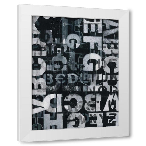 Wisdom 2 White Modern Wood Framed Art Print by Wyatt, Norman Jr.