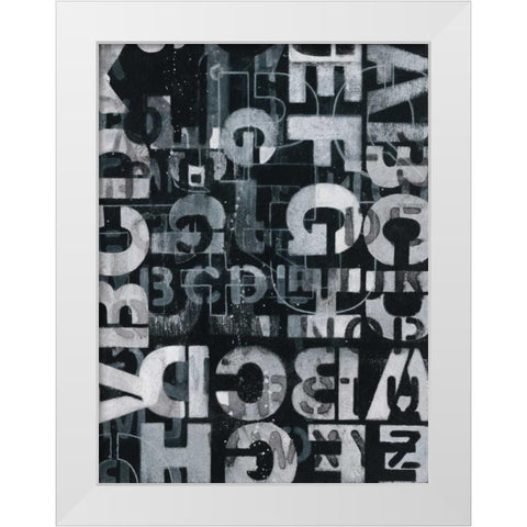 Wisdom 2 White Modern Wood Framed Art Print by Wyatt, Norman Jr.
