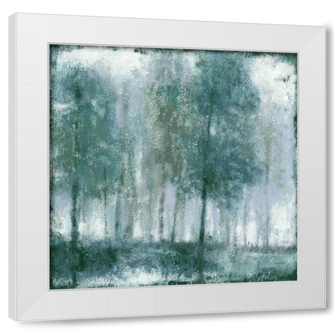 Somber Forest 1 White Modern Wood Framed Art Print by Wyatt, Norman Jr.