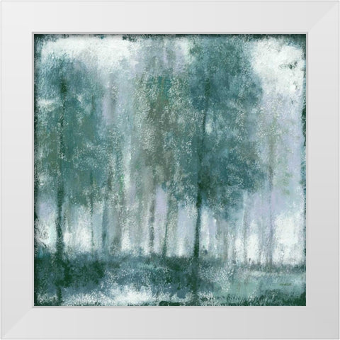 Somber Forest 1 White Modern Wood Framed Art Print by Wyatt, Norman Jr.