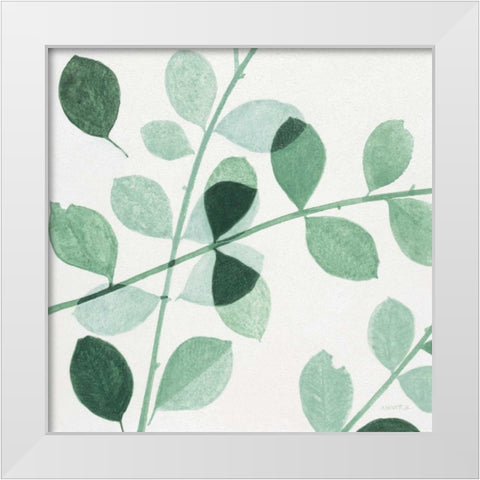 Grove Detail 3 White Modern Wood Framed Art Print by Wyatt, Norman Jr.