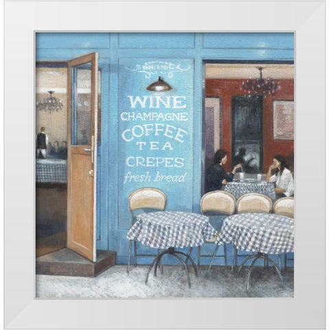 Cafe Impressions 5 White Modern Wood Framed Art Print by Wyatt, Norman Jr.