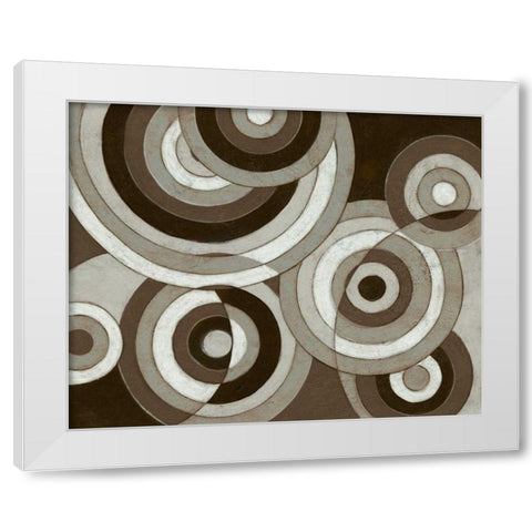 Midnight Blink White Modern Wood Framed Art Print by Adams, Connor