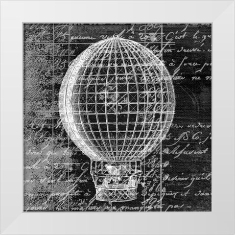 Up And Away 3 White Modern Wood Framed Art Print by Robertson, Walter